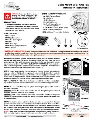 Natural Light Gable Mount SAF Install Thumb