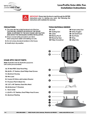 Natural Light Low Profile SAF Install Thumb