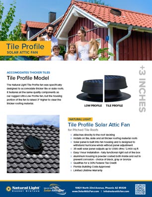 Natural Light Tile Profile Fan Spec Sheet Thumb