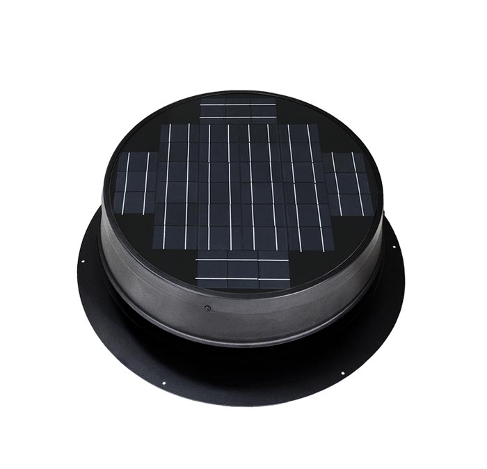 Natural Light black 35 watt tile profile fan