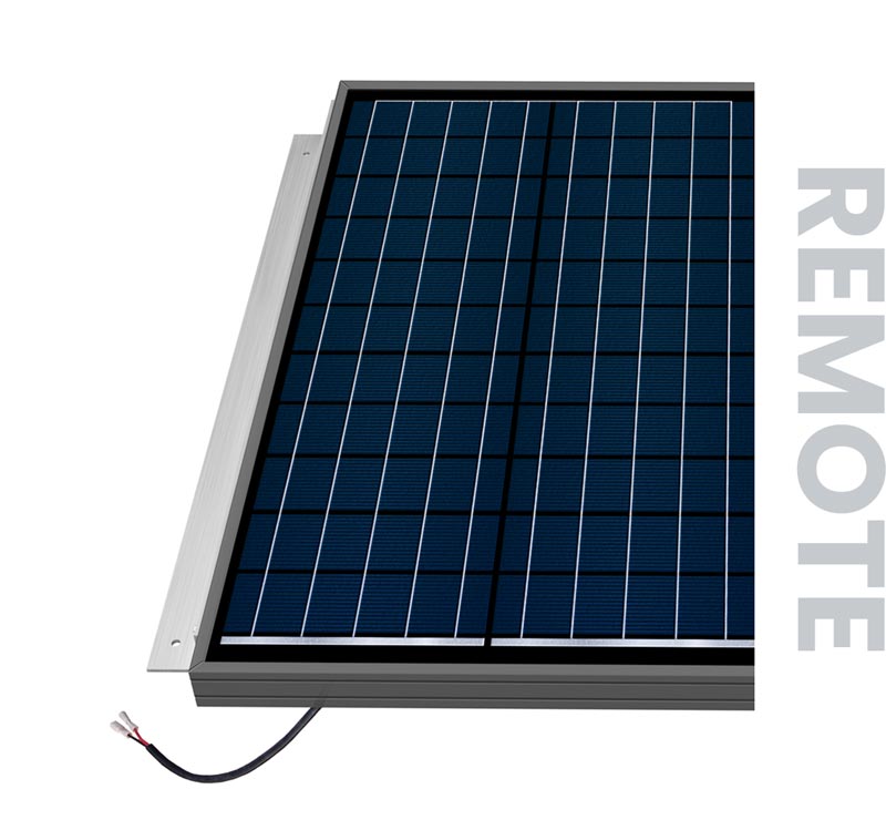 Natural Light remote solar panel accessory