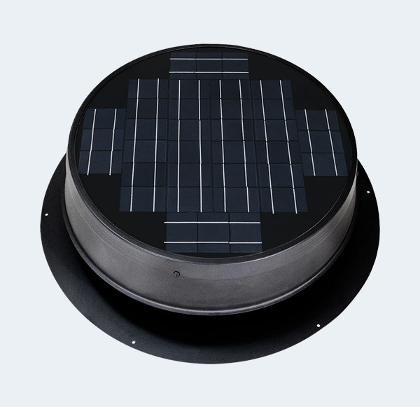 Natural Light 35 Watt Low Profile Roof Mount Solar Attic Fan