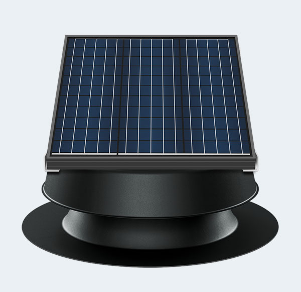 Natural Light Adjustable Panel Roof Mount 48 Watt Solar Attic Fan