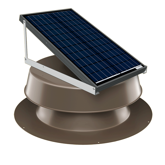 Natural Light 32 Watt Bronze Solar Attic Fan