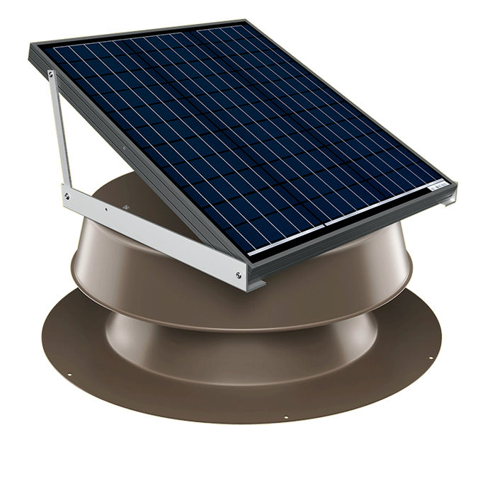 Natural Light 48 Watt Bronze Solar Attic Fan