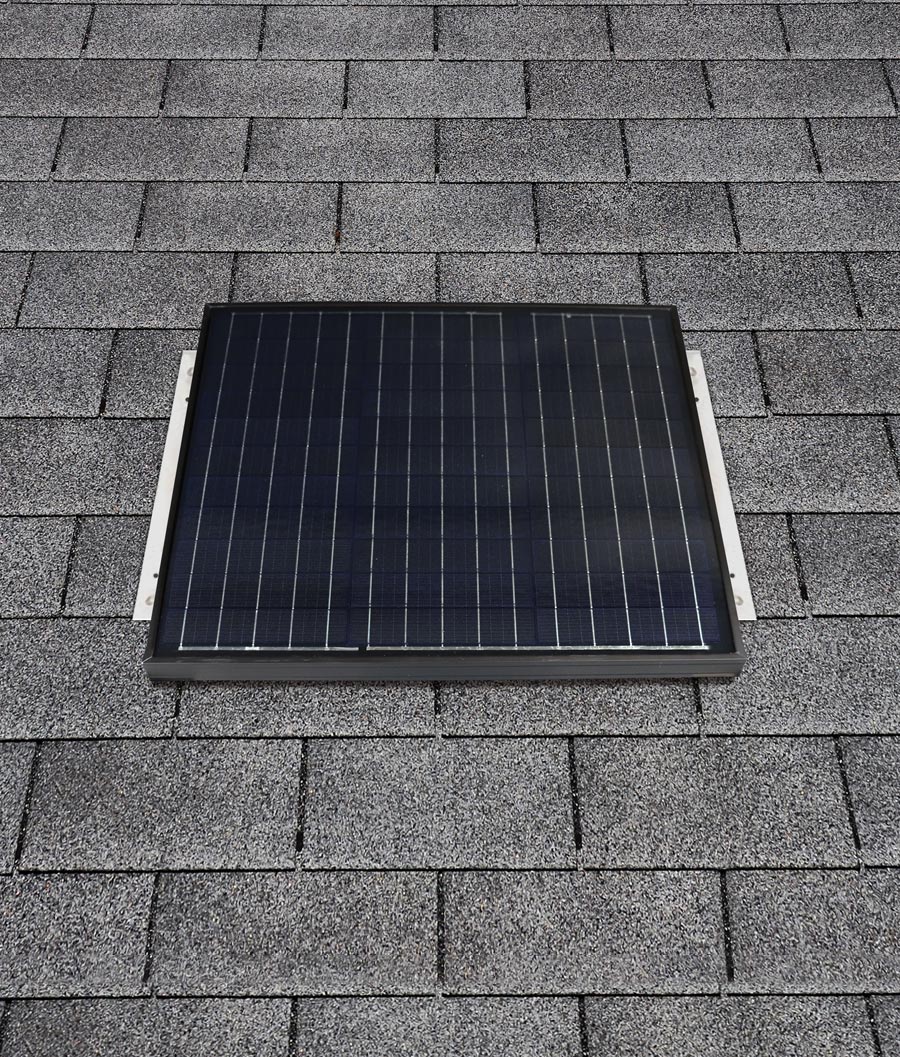 Natural Light remote panel on asphalt roof