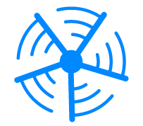 solar attic fan venting capacity icon